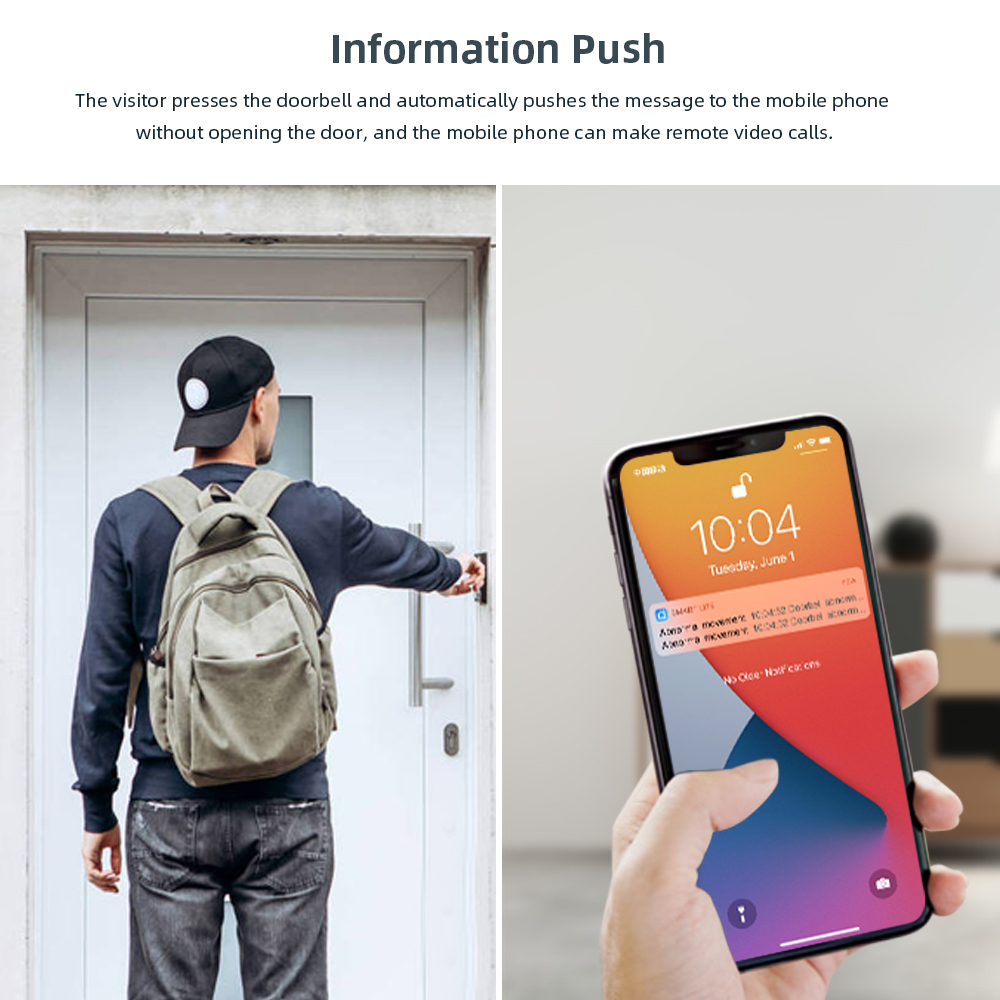 Tuya Video Doorbell 2MP Waterp - Smart Home Battery Camera ulasan dan harga