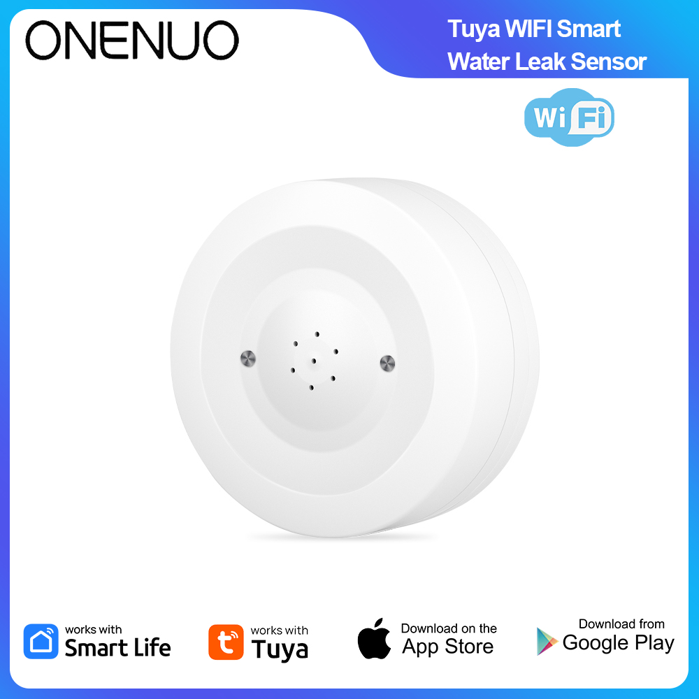ONENUO WiFi Tuya Water Leak Se - Smart Home Network ulasan dan harga