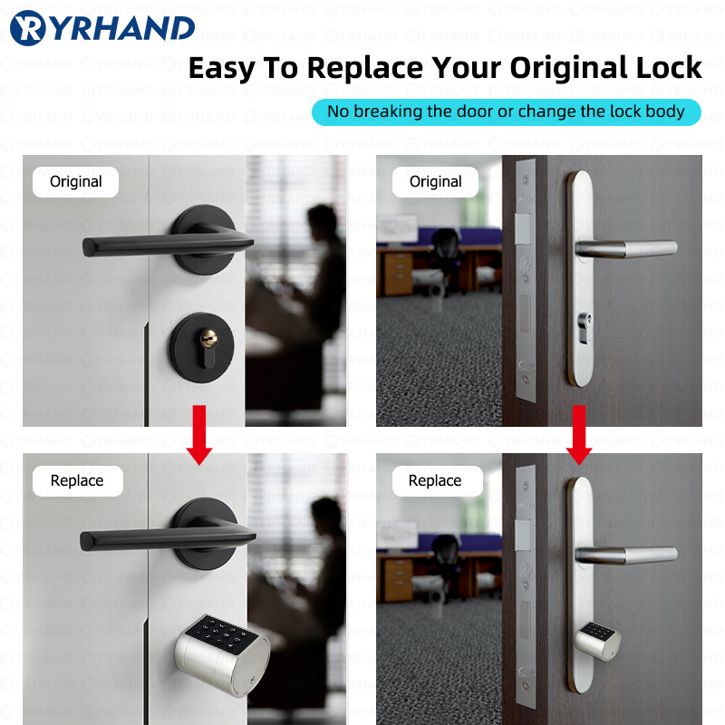 Smart Euro Cylindrical Door Lo - Smart Home Network ulasan dan harga