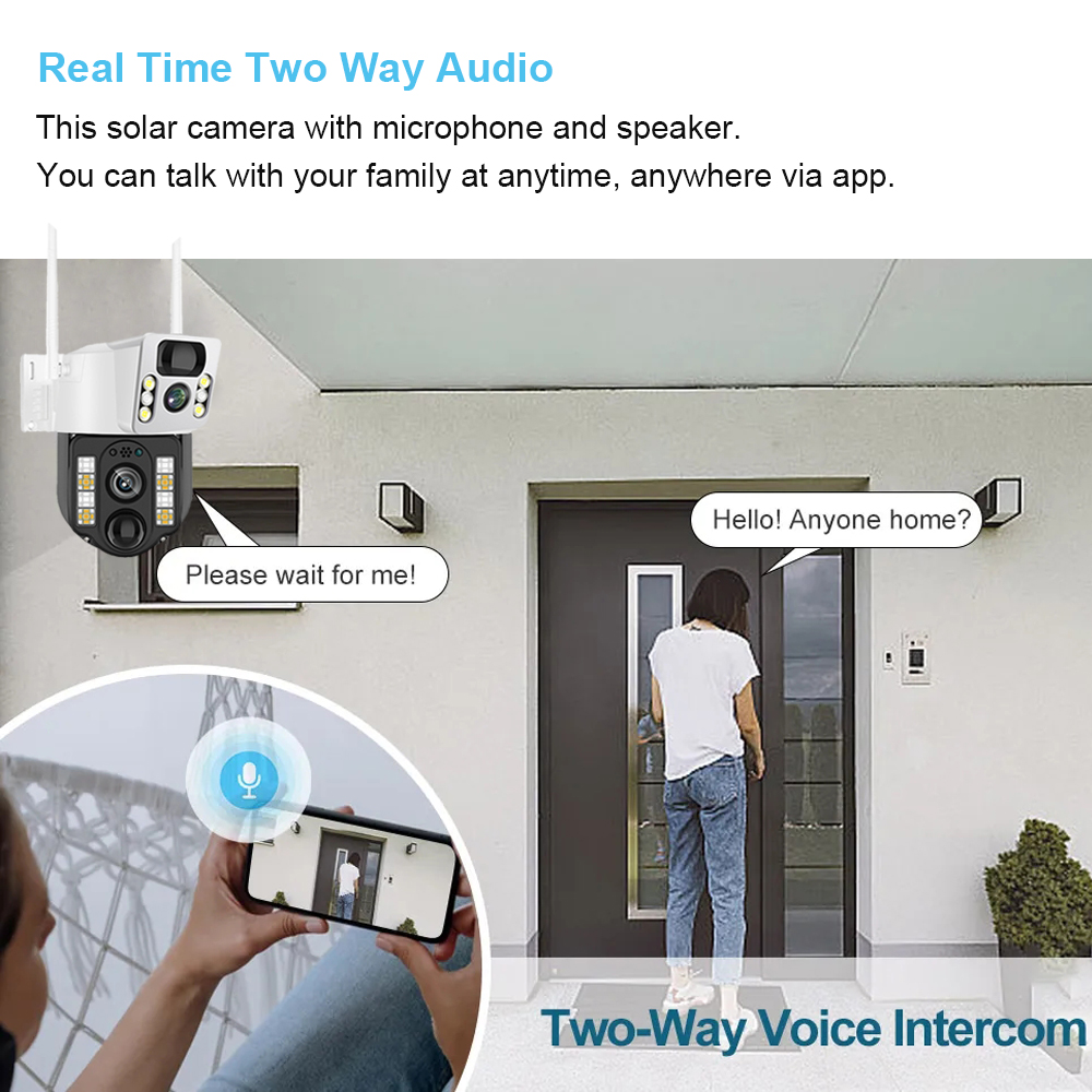 WiFi/4G Solar Camera IP CCTV S - Smart Home Battery Camera ulasan dan harga