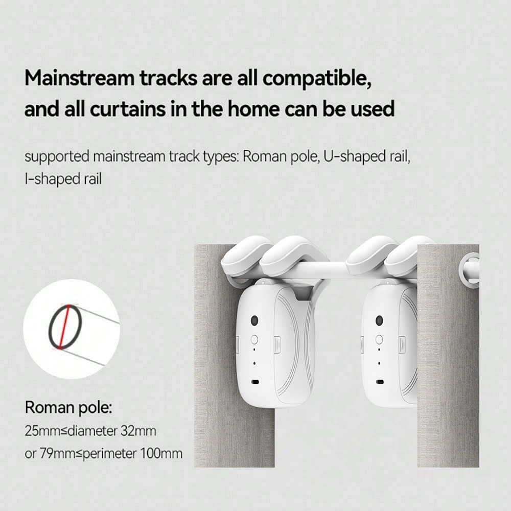 Automatic Curtain Opener Zigbe - Smart Curtain Robot ulasan dan harga