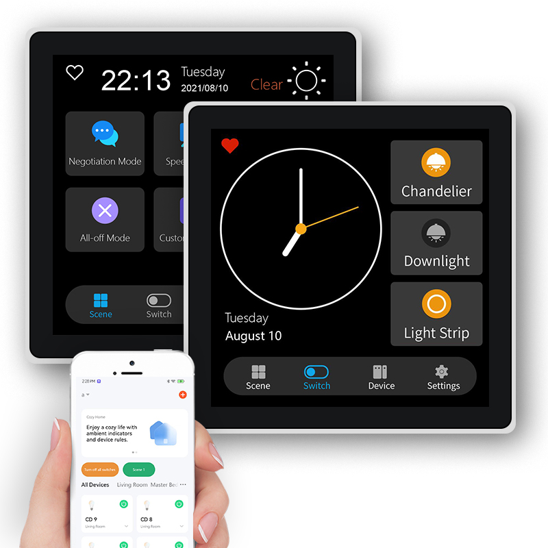 FUERS 4 Inch Touch Screen Mult - Smart Home Z Wave ulasan dan harga