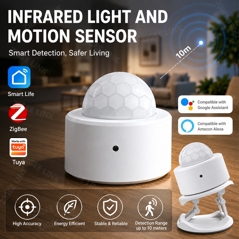 ZigBee 3.0 PIR Motion Sensor W - Smart Home Zigbee Gateway ulasan dan harga