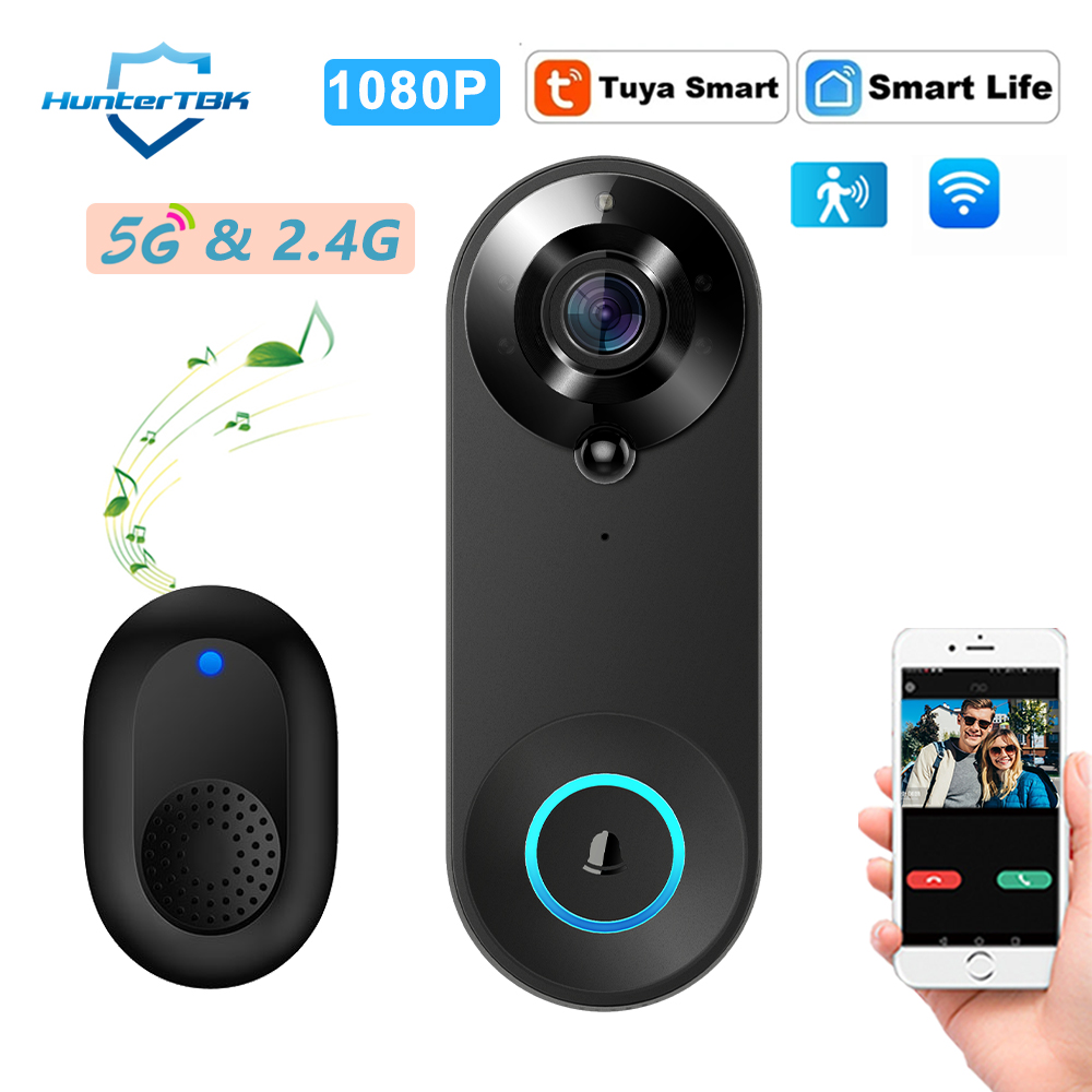 5G 2.4G WiFi Video Doorbell 10 - Smart Home Battery Camera ulasan dan harga