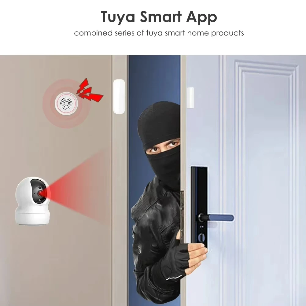 Tuya Zigbee/WiFi Magnetic Door - Smart Home Zigbee Gateway ulasan dan harga