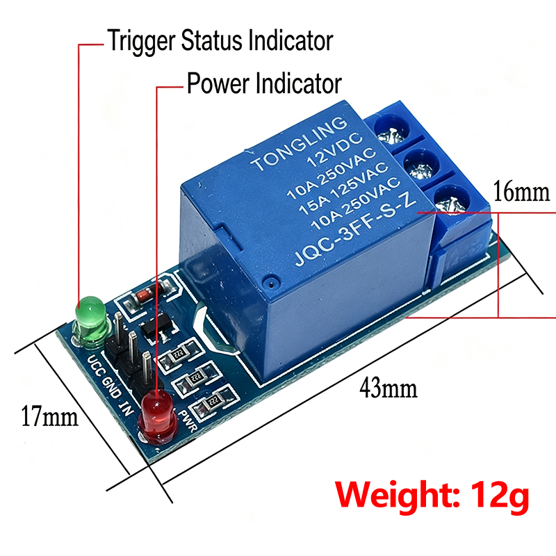 1‑Channel Relay Module 3.3V 5V - Smart Home Arduino Project ulasan dan harga