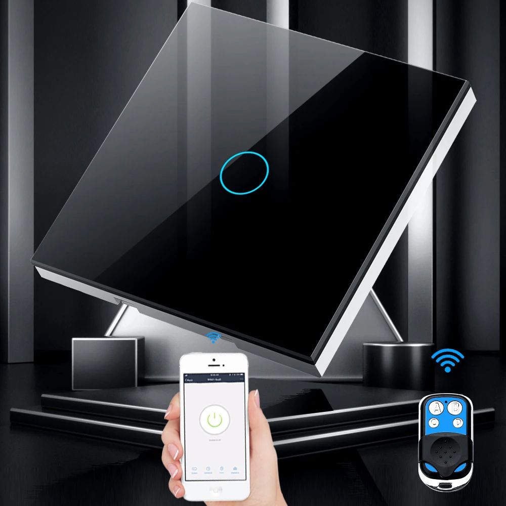 Tuya EU WiFi+RF433 Smart Remot - Smart Home Lighting Control ulasan dan harga