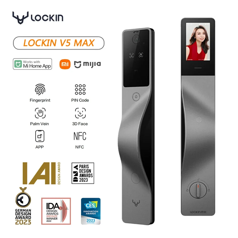 Lockin V5 Max 3D Face Recognit - Smart Home Battery Camera ulasan dan harga