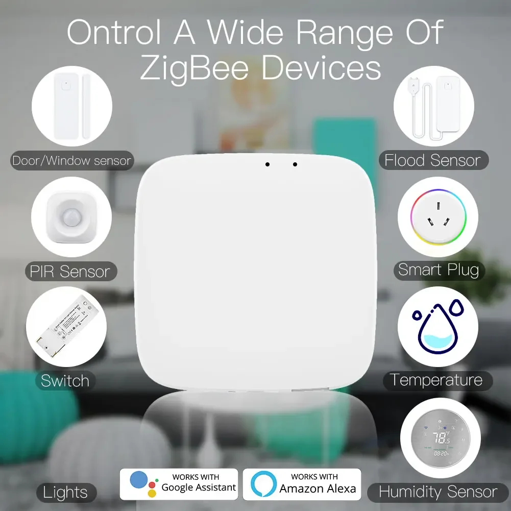 Tuya ZigBee 3.0 Smart Gateway  - Smart Home Zigbee Gateway ulasan dan harga