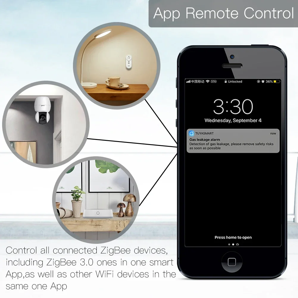 Tuya ZigBee 3.0 Smart Gateway  - Smart Home Zigbee Gateway ulasan dan harga