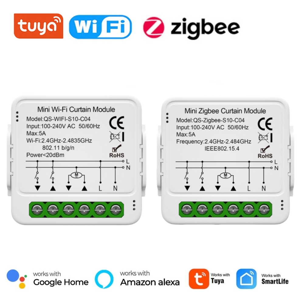 Tuya WiFi Zigbee Smart Curtain - Smart Home Z Wave ulasan dan harga